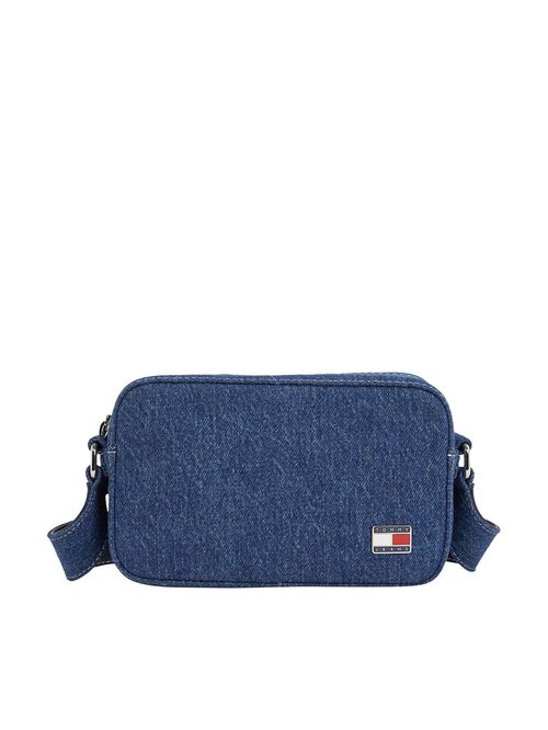 Bolso azul cruzado denim tipo cámara