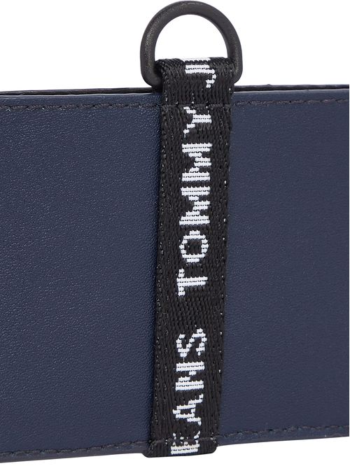 Tarjetero Azul Con Logo Para Hombre Tommy Hilfiger