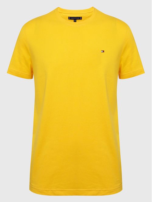 Camiseta amarilla essential con logo