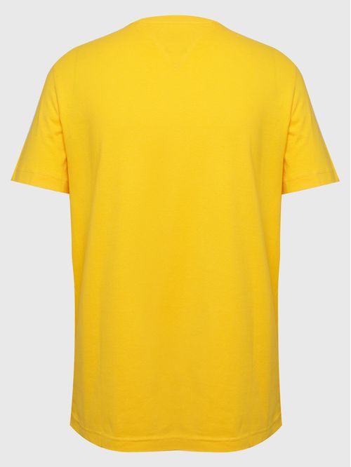 Camiseta amarilla essential con logo