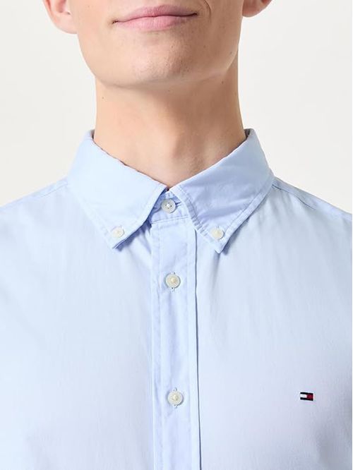 Camisa celeste Flex Poplin