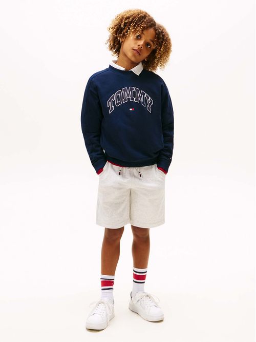 Bermudas gris Varsity