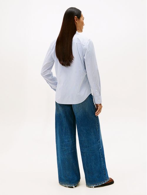 Camisa a rayas de corte regular