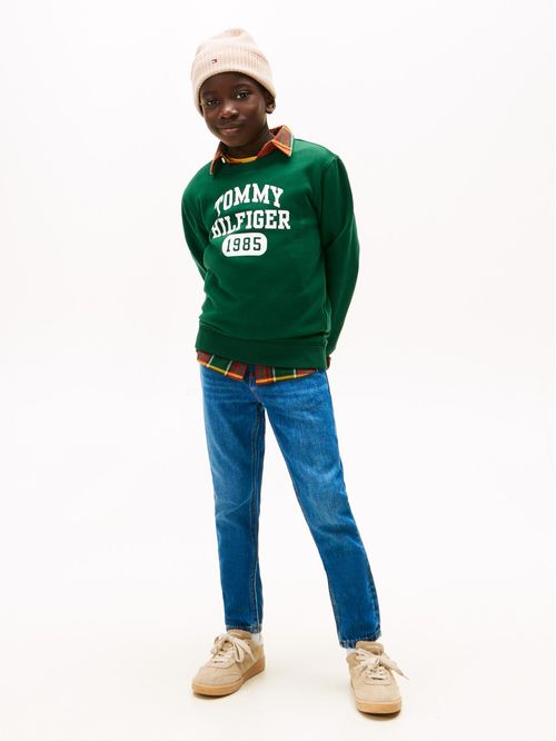 Jeans azul oscuro Scanton ajustados con lavado oscuro