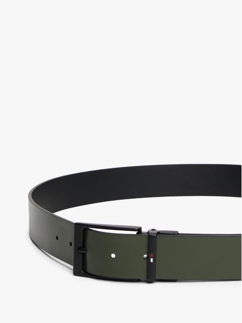 Cinturón verde reversible de 3.5