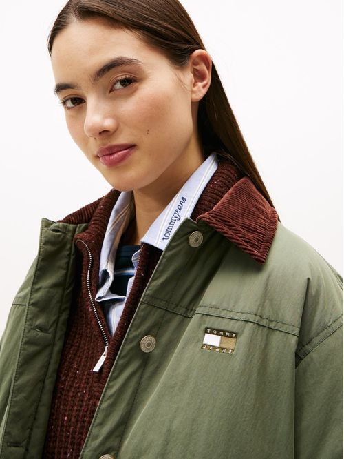 Rompe gris viento con parche Tommy