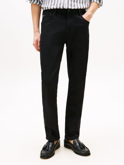 Jeans negro denton de color negro